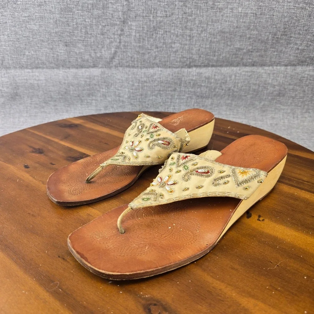 Nine West embroidered beaded